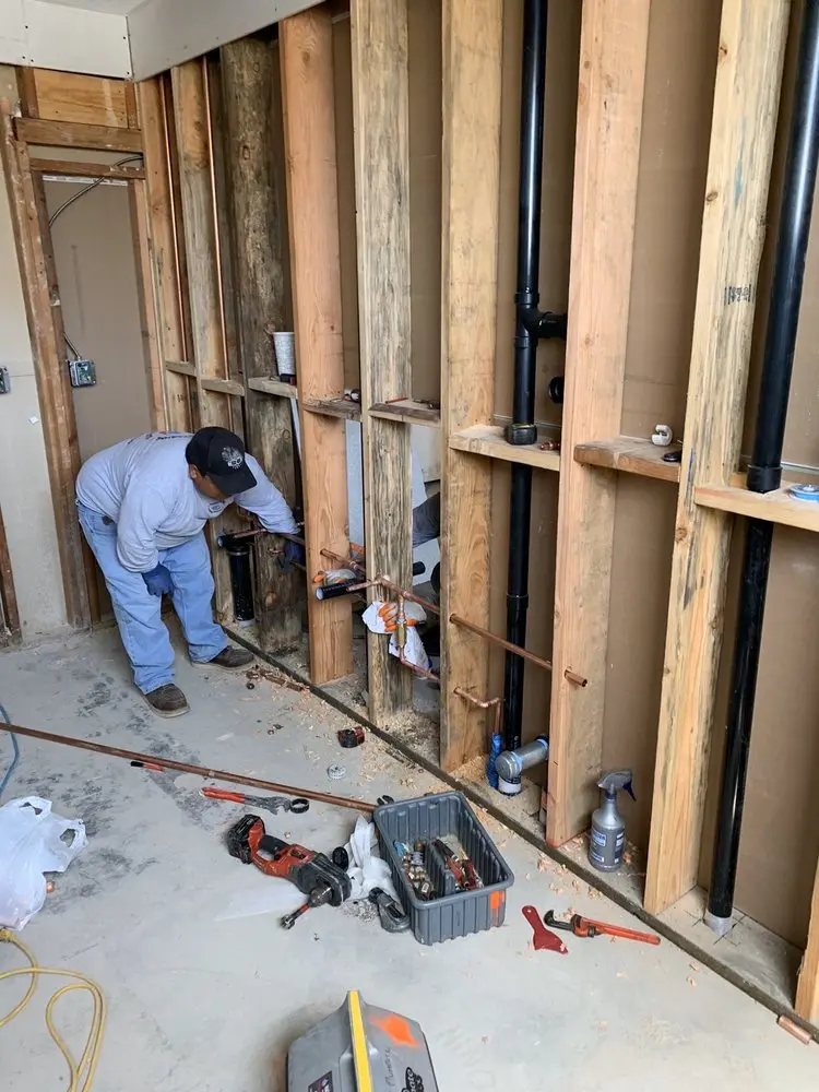 Commercial rough-in plumbing for Commercial Plumbing in Foresthill